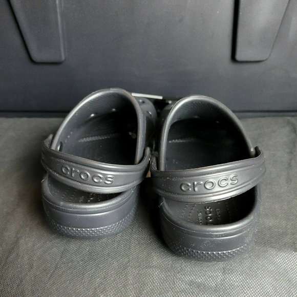 Crocs Baya Clogs Beach Sandals Black 10126-100 Youth Sz J3 NWT